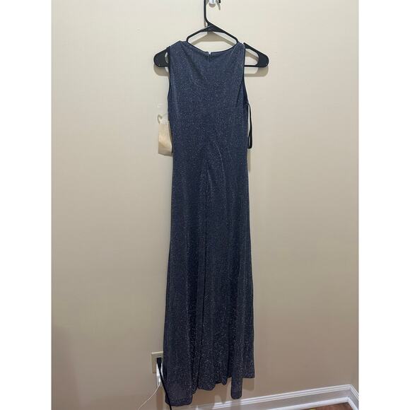 Francais by Huey Waltzer Vintage Gown Sparkly Dress Long Elegant Sz 4 - Picture 7 of 7